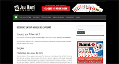 Desktop Screenshot of jeu-rami-en-ligne.com