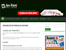 Tablet Screenshot of jeu-rami-en-ligne.com